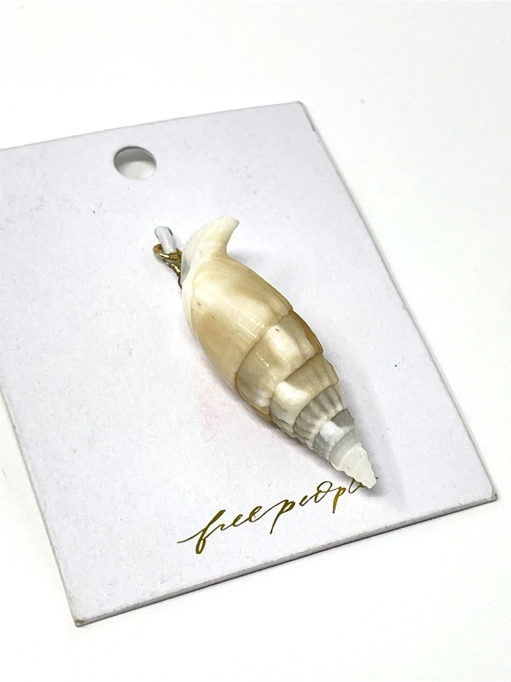 New Free People Sea Shell Pendant